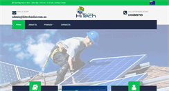 Desktop Screenshot of hitechsolar.com.au